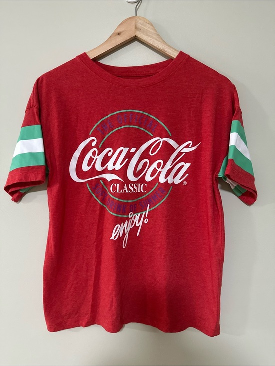 Coca Cola Tops - Coca-Cola size S Red Logo Tee